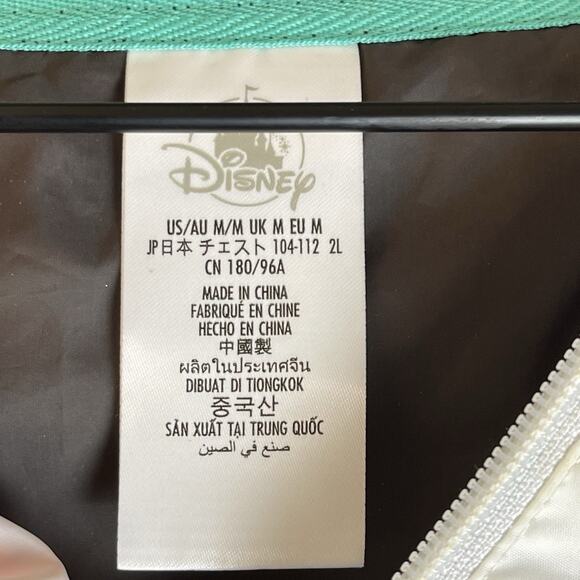 Walt Disney World Watercolor Art 1/4 zip castle graphic lightweight windbreaker - Picture 3 of 8